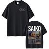 Rapper SAIKO Natsukashii Yoru Album 2025 T-shirt Men's Women Cotton Oversized T-shirts Hip Hop Retro Short Sleeve Print T Shirts