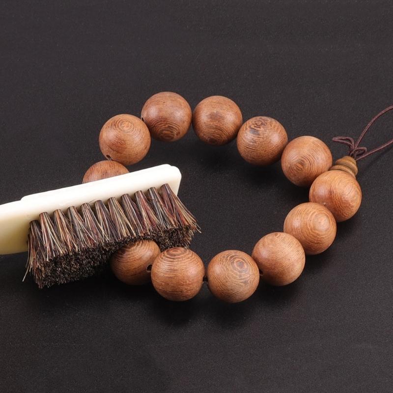 2pcs Long Handle Firm Bouldering  Brush Bouldering  Brush with Thick Hairs Bristles Bouldering Cleaner Tool