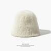 Rabbit Fur Plush Basin Hat Enlarged Hat Women's Winter Versatile Face Covering Warm Bucket Bucket Hat
