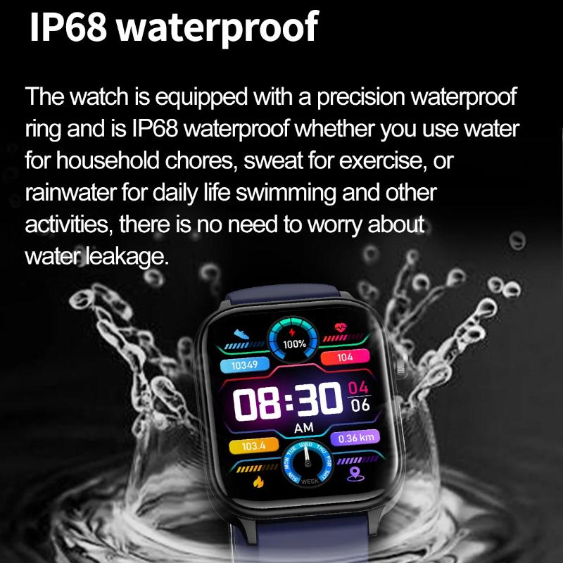 2025 Neue EKG+PPG Blutfett Harnsäure Gesundheits-Smartwatch Herren Herzfrequenz Blutdruck Bluetooth Anruf Smartwatch Damen