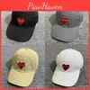 Summer Baseball Cap With Heart Embroidery And Breathable Nylon For Casual Street Style