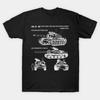 French AMX30 Main Battle Tank Blueprint TShirt 100 Cotton ONeck Summer Short Sleeve Casual Unisexs Tshirt Size S3XL