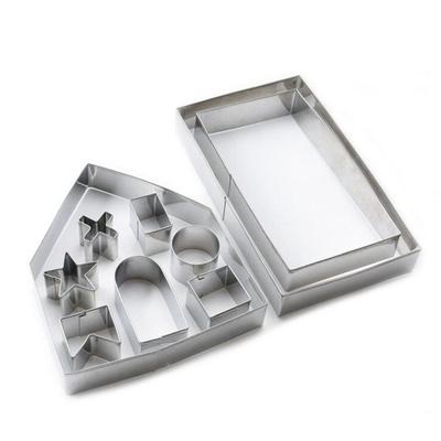 Zestaw Domku DIY Narzędzie do Pieczenia Ciast Narzędzie do Ciasta Narzędzia Kuchenne Dekoracje Świąteczne Foremki do Ciastek Forma Akcesoria do Pieczenia Forma do Biszkoptów