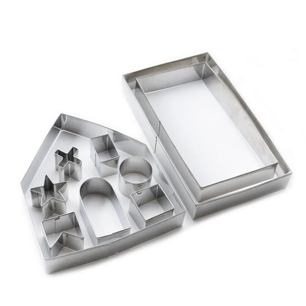 

Bakeware Kitchen Tools Christmas Decorations Cookie Cutters Mold Biscuit Mould Baking Accessories 10pcs set