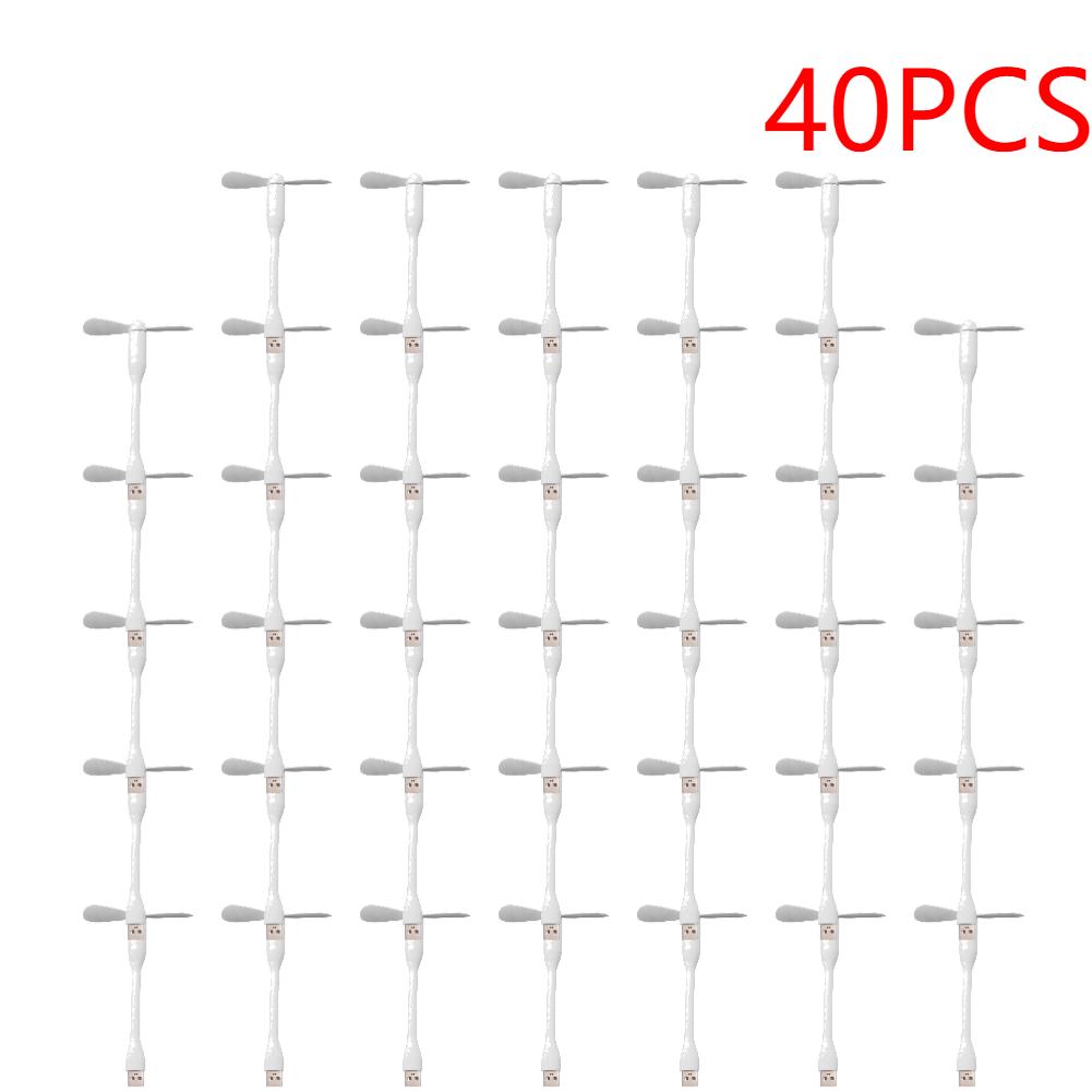 1-50pcs Flexible Portable Mini Fan for Power Bank Notebook Computer Summer Travel Cooling Cooler Mobile Phone USB Gadgets Fans