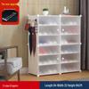 Foldable Multi-layer Shoe Rack: Vertical Wall-mounted Storage Cabinet for Students and Dorms