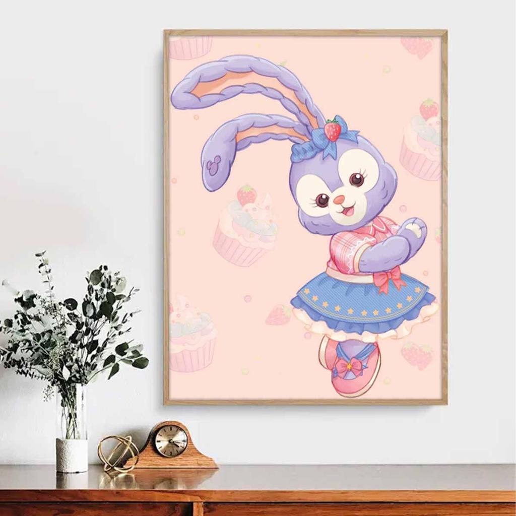 DIY Diamond Painting A Cute Little Rabbit Cross Stitch Kit Mosaic Art Diamond Painting Full Circle Diamond Home Decoration