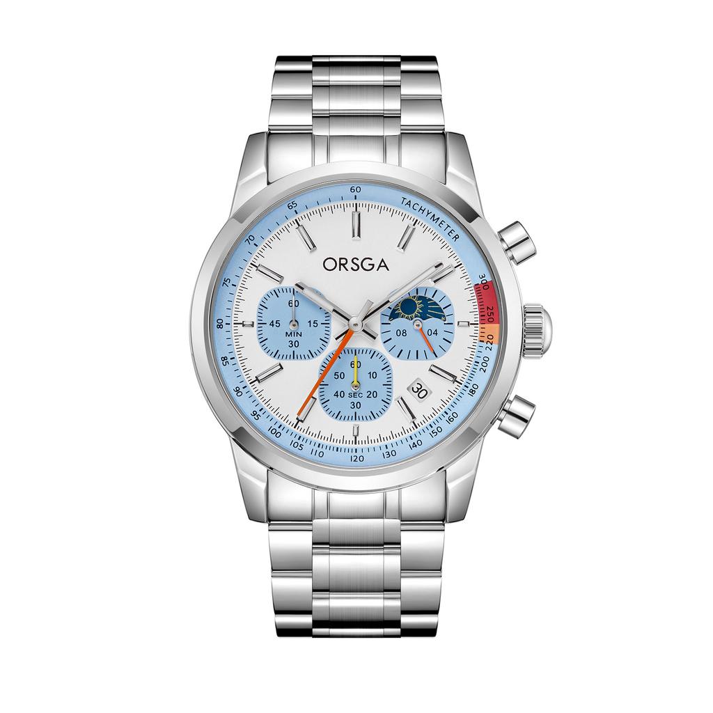 2025 New Mens Watches Luxury Quartz Chronograph Wrist Watch For Man Sapphire Mirror Waterproof Men Gift Clock Luminous