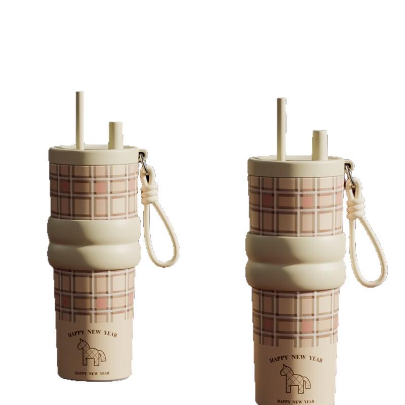 Shangqi Ceramic Lined Insulated Straw Cup