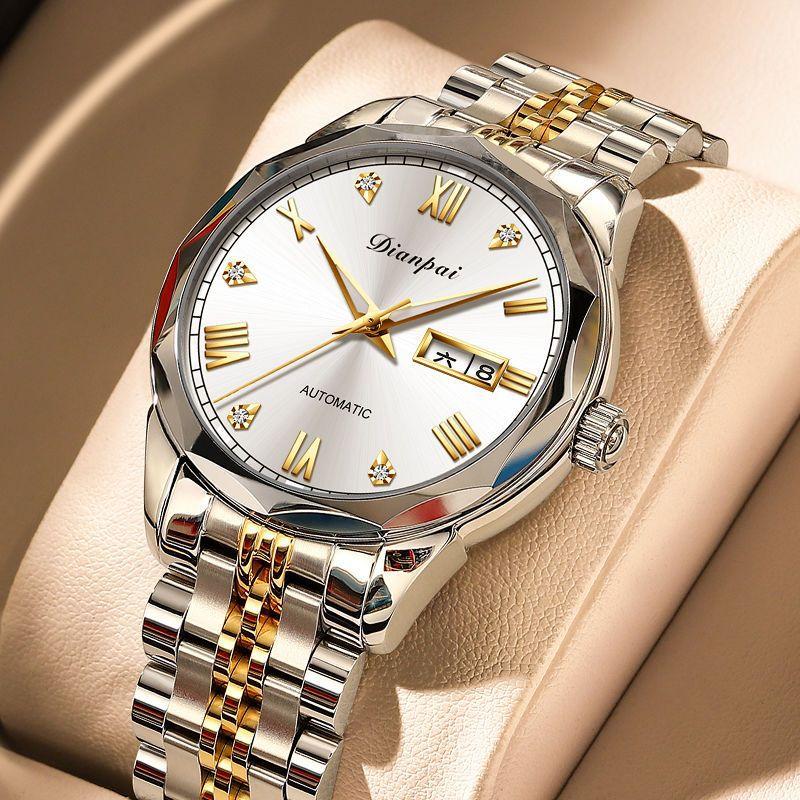 2026 New Dianpai Swiss Quality Men s Watch Fully Automatic Pure Mechanical Watch Waterproof Genuine Business Watch
