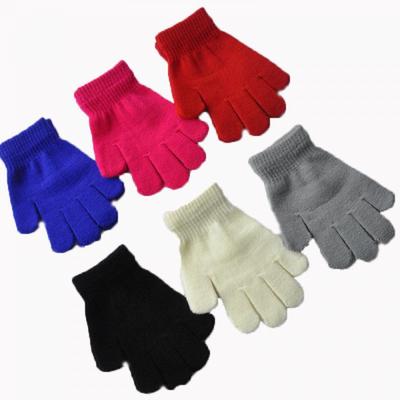 Winter Boy Girl Warm Stretch Children Knitted Glove