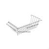Pegboard Accessories Storage Shelf Organizer for Home Office Garage White Basket 25x15x10cm