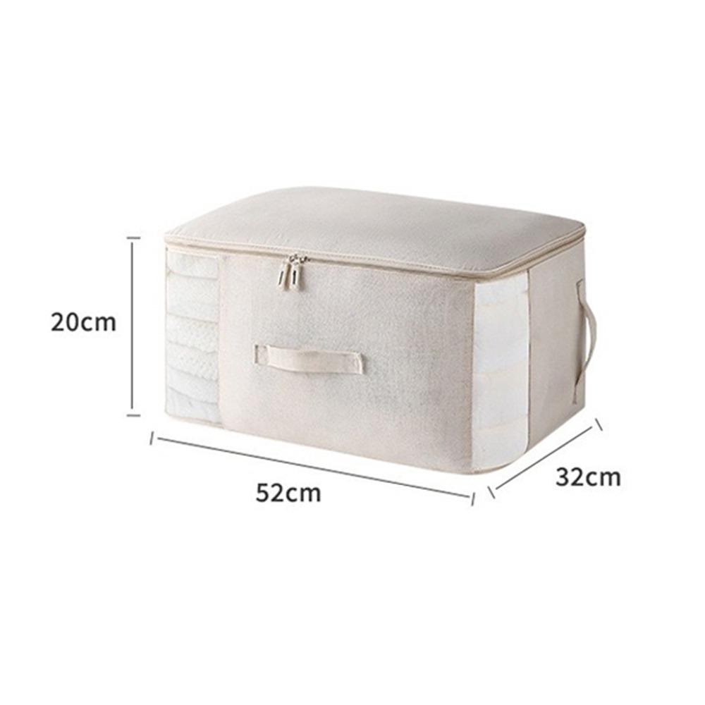 Cotton Quilts Storage Bag Space Saving Clear Window Coat Packing Bag for Thick Clothes Large Capacity Quilts Organizer