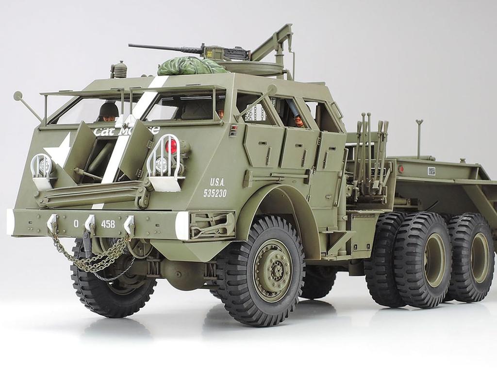 Tamiya Military Miniature Series 230 Army Tank Transporter Dragon Wagon Plastic Model 35230 Green 1/35 No. U.S. 40-Ton