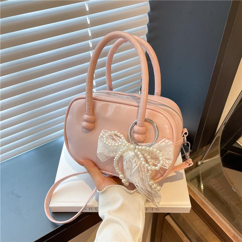 

Премиальная сумка женская весенне-летняя ретро новая повседневная сумка-мессенджер универсальная портативная сумка-подушка розовый