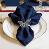 Artistic Hawks Design Metal Napkin Rings Traditional Fashion Napkin Clip Ideal For Wedding Banquets And Family Dinner