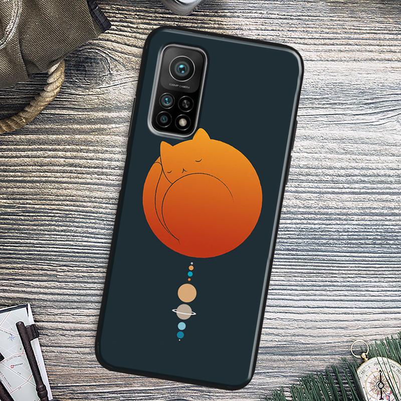 Cat Mount Fuji Japan Wave Landscape Cover For Xiaomi 13 14 15 Ultra 11T 12T 13T 14T Pro POCO X7 Pro X3 X5 F5 F6 M6 X6 Pro Case