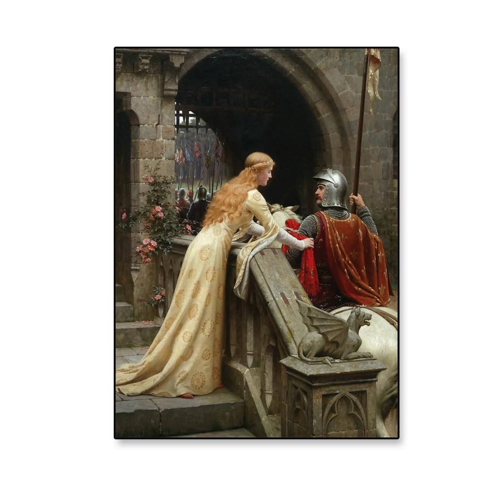 

Божа швидкість Картина маслом Плакат Едмунд Блер Лейтон Відомі гравюри Галерея Настінне мистецтво Картина на полотні для прикраси домашньої спальні 40x60cm no frame