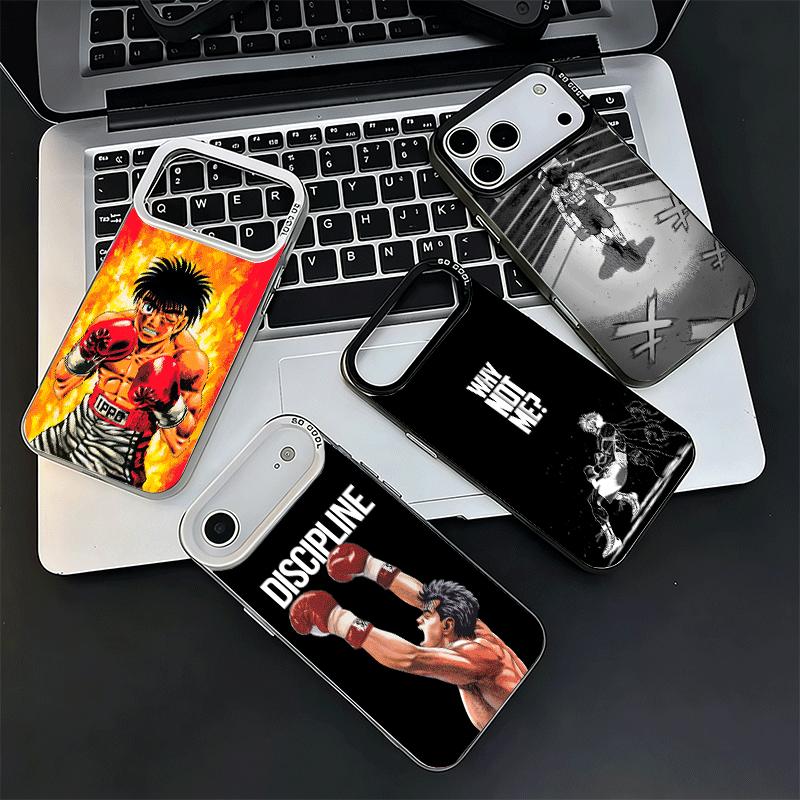 Hajime No Ippo Anime Stoßfeste Handyhülle für iPhone 17 Air 16 16E 15 Pro Max 14 Plus 13 Mini 12 Rückseite Anti-Sturz Fundas