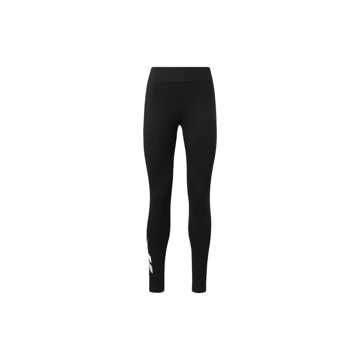 

Reebok Спортивные брюки с логотипом и высокой талией, женские, черные, H41357 L