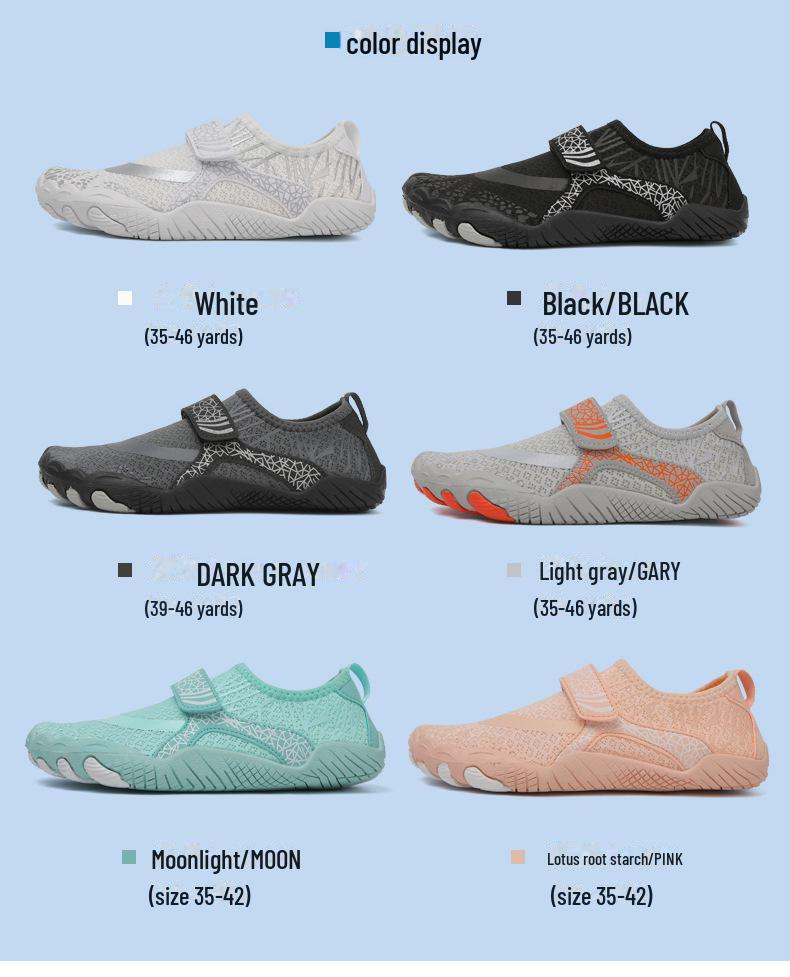 Amphibische, rutschfeste Fluss-Wanderschuhe – atmungsaktive, schnelltrocknende Wasserschuhe für Männer und Frauen, perfekt für den Strand, zum Angeln und Schwimmen.