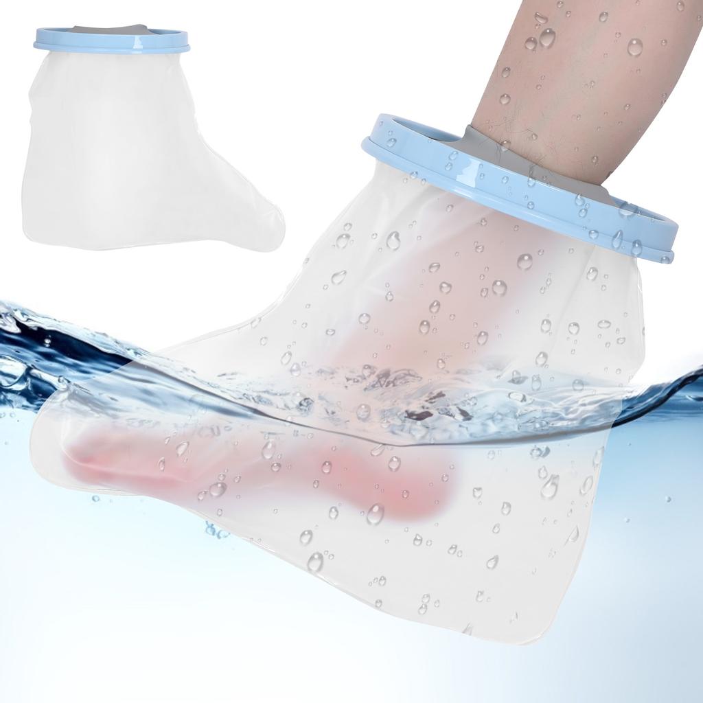 36cm Adult Foot Cast Covers Water Resistant Elastic Shower Cast Protector for Foot