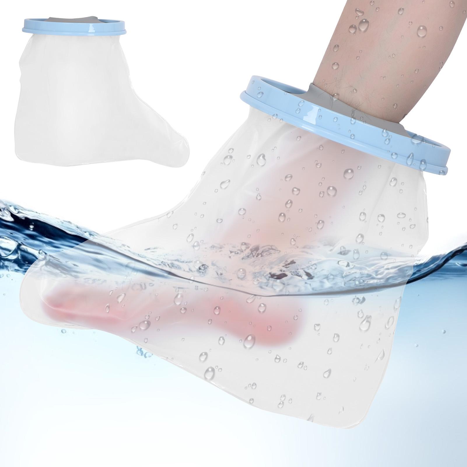 

36cm Adult Foot Cast Covers Water Resistant Elastic Shower Cast Protector for Foot