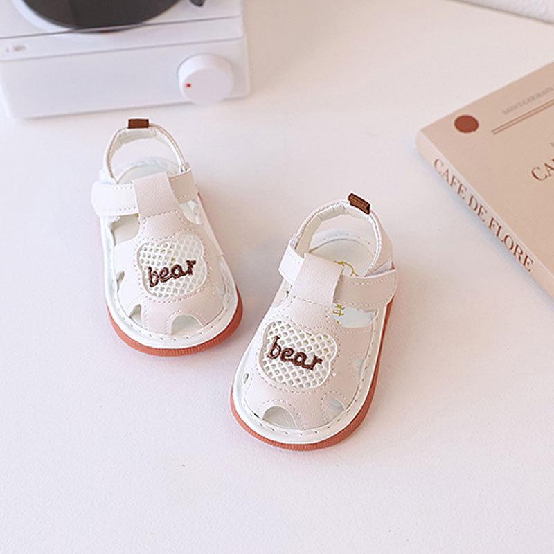 Baby Boys Girls Soft Sole Summer Shoes With Magic Tape For Toddler Walking And Play