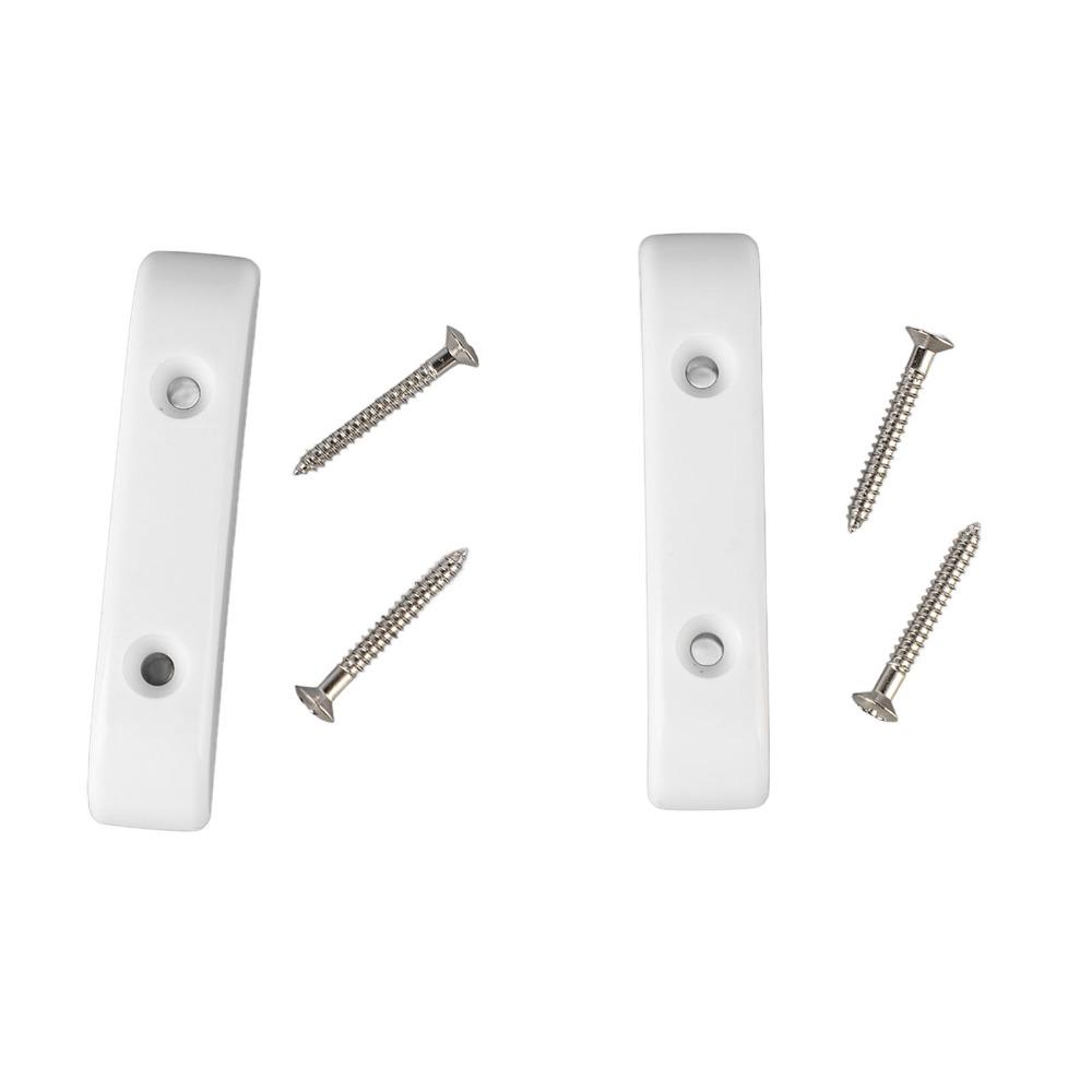 4PCS White Bass Guitar Thumb Rest Plastic Bass Finger Rest Anti Slip Bass Thumb Rest Guitar
