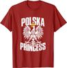 Polska Princess Retro Eagle Polish Pride Poland Men T-Shirt Short Sleeve Casual 100% Cotton O-Neck Summer TShirt
