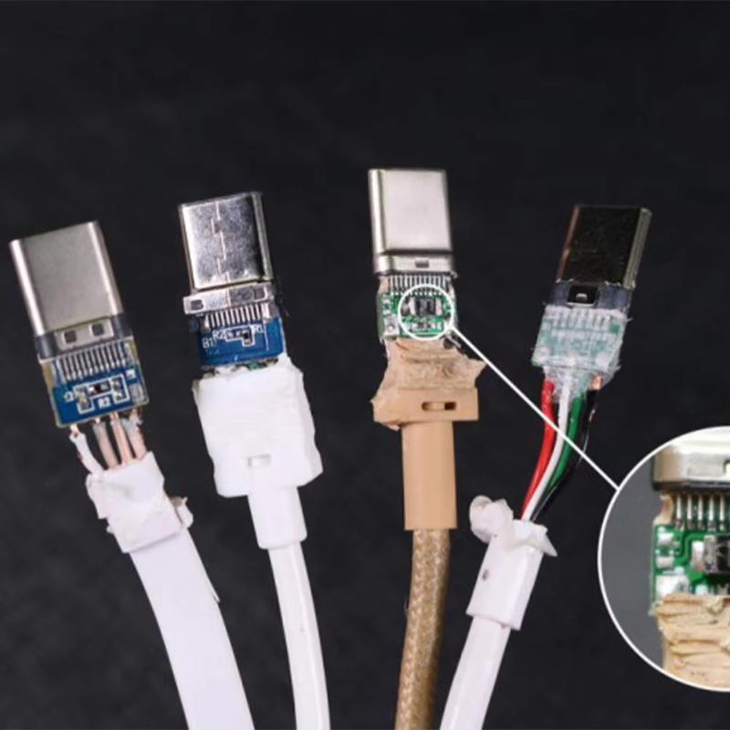 1 Set Electric Terminals Welding Diy Accessories Type C Usb 3.1 3A Fast Charging Usb Connectors Type C Connector Male Plug