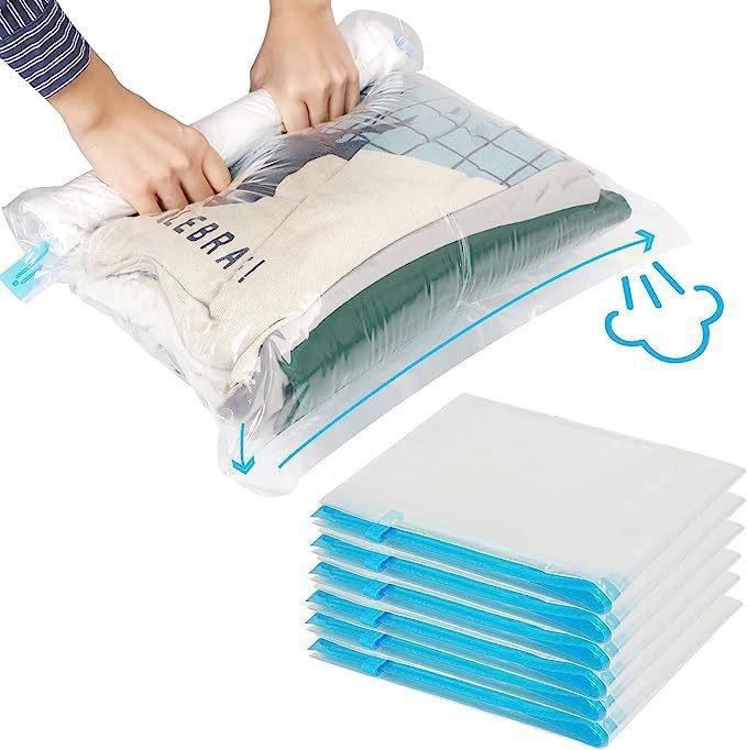 Thickened Large Transparent Vacuum Storage Bag for Household Clothes
