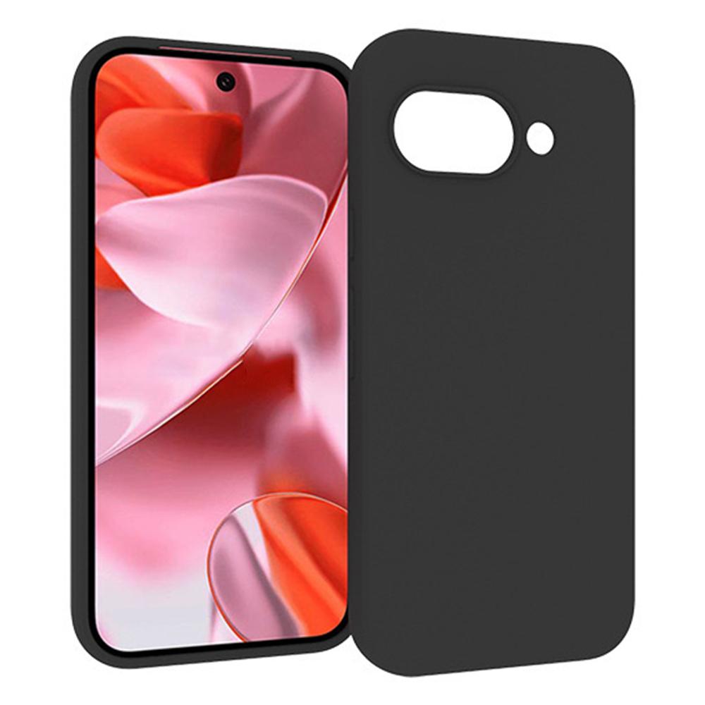

WANLONFENG MS Series for Google Pixel 9a TPU Case Matte Cover with Screen Film (Big Lens Hole) Style A