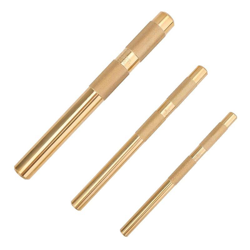 

Aug. Brass Drift Punch Set, 25075 25076 25077 Brass Punches