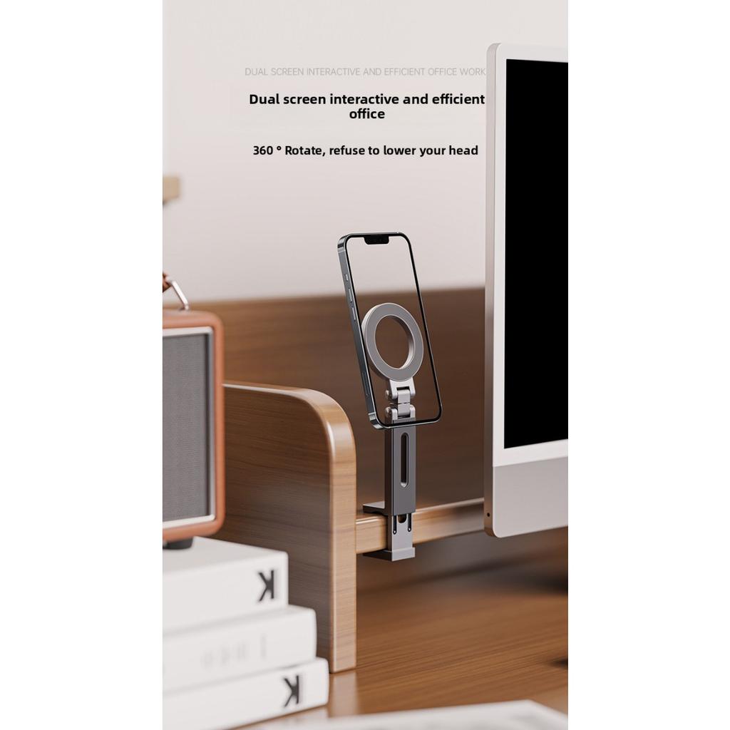 Multi functional magnetic travel airplane high-speed rail desktop folding adjustable portable phone holder