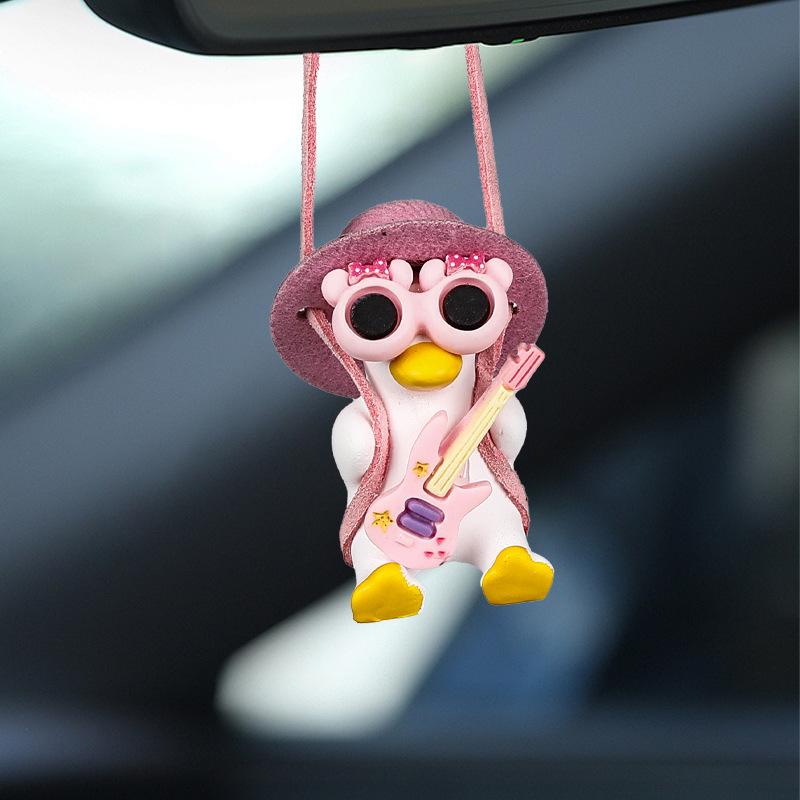 Car Pendant Swing Duck Car Rearview Mirror Pendant Car Pendant Car Pendant