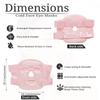 RarePicks Cold Full Face & Eye Gel Mask | Ice FacePack Reduce Puff | Helps Reduce Puffiness, Dark Circles & Facial Stress | Reusable Face Spa Mask