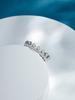 Dewdrop Diamond Ring Crown Shining 18K True Gold Electroplated Coating Full body 925 sterling silver Full of Elegance