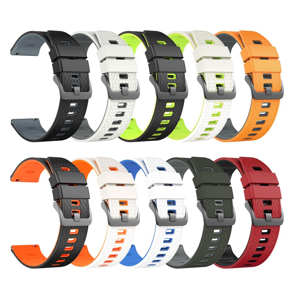 22mm Silicone Soft Strap For AMAZFIT BALANCE2/BIP 5 6 Sports Bracelet Replacement For Mi Watch/For Redmi Watch5 Active Watchband