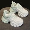Internet celebrity platform dad shoes women's new autumn and winter versatile explosion beige pink casual sports little white shoes women