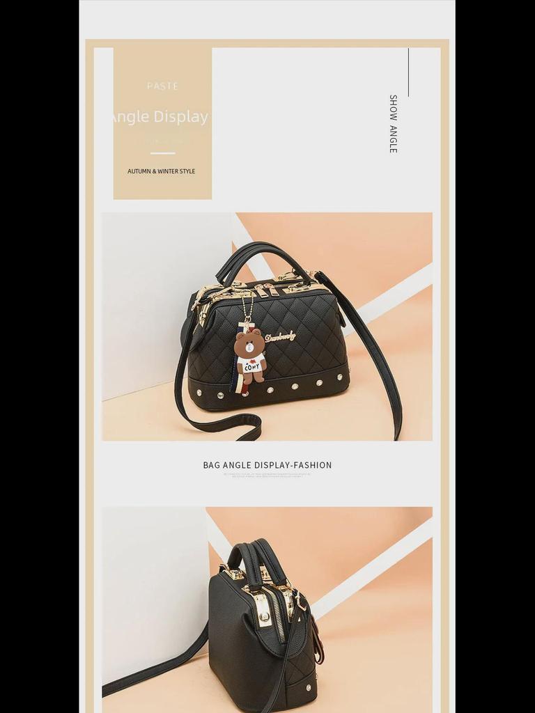 Korean Fashion Women's Single Shoulder Crossbody Small Square Bag - Spring/Summer 2022 Trend