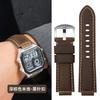 Für Casio kleine quadratische Uhr AE1200/1300/1000 SGW-500H/W218 A159 A158 A168 retro mattiertes Rindslederarmband echtes Lederarmband