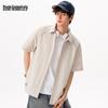 Mark Fairwhale Men's Short-Sleeved Casual Shirt Jacket