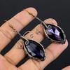 Amethyst & Mystic Topaz Earrings Gemstone Jewelry,  999 Copper Wire Wrapped Earrings, Gift For Women Handmade Earrings