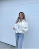 European & American Style Women's Suede Short Jacket with Zipper