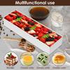 Rectangle Cake Pan Nonstick Tiramisu Pan Cake Baking Tray Mold Aluminum Alloy Tiramisu Dessert Making Mold with Detachable Edge