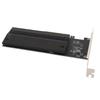 NVMe PCIe Adapter Card 2 Port M.2 NVMe To PCIe 4.0 X8 Card with Aluminum Heat Sink M.2 To PCI Express SSD Expansion