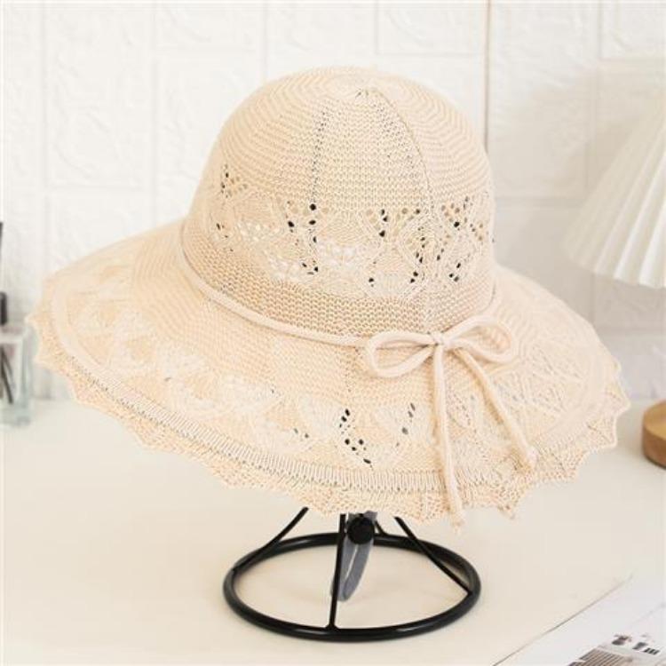 Summer Women's Straw Hat Sun Protection Korean Version Sun Protection Hat Large Eave Beach Cool Hat Women