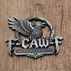 Raised 3D Relief Metal Car Badge Waterproof Raven Wing Car Sticker Car Emblem  Car Rear Decoration