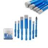 7pcs /set 6-12mm Tile Drill Bit Easy Chip Removal Hole Opener  For Ceramic Marble Granite Tile